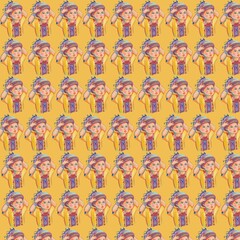 indian pattern graphic background photo