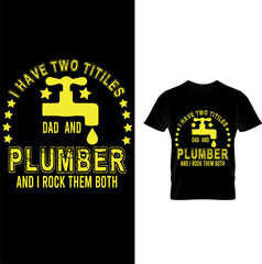 PLUMBER T-SHIRT DESIGN