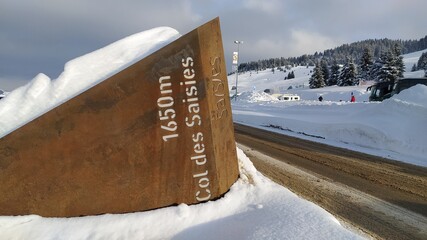 Col des Saisies en Savoie Ski de fond Janvier 2023