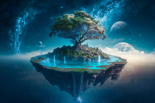 Mystical Tree, mystical, fantasy, fine, tree, HD wallpaper