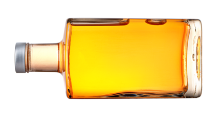Whiskey bottle isolated