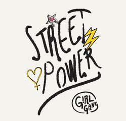 fashion type and slogan for print