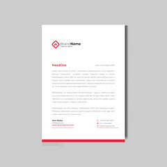 Corporate modern letterhead design template creative modern letterhead design template for your project letterhead, letter head, Business letterhead design