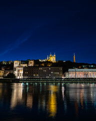 Fototapeta premium Panorama Notre Dame de la Fourvière 