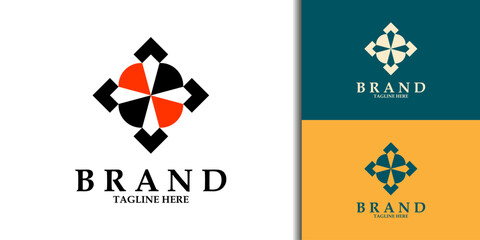 Logo design template ,suitable for company logo ,business logo and brand identity