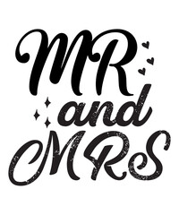 Mr and Mrs SVG Cut File