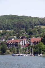 Fototapeta premium Boote am Diemelsee