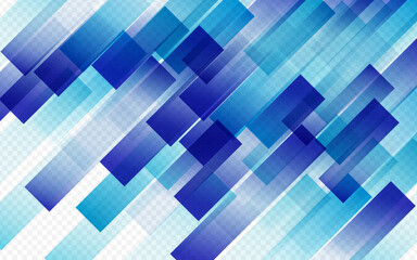 Light Line Vector Transparent Background. Blue