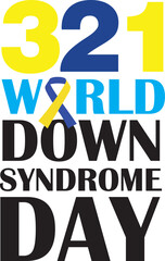 321 is World Down Syndrome Day 
