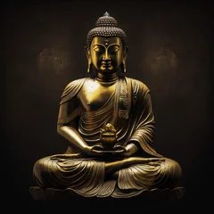 Deurstickers buddha © hotstock
