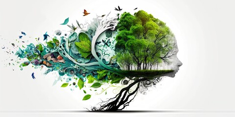 ESG. Green energy, Sustainable industry. Ecological sustainability. Environmental, Social, and Corporate Governance concept.