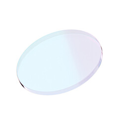 3d round glass