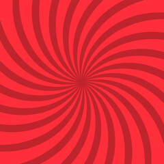 Abstract, geometric background with rays. Retro vector wallpaper. Red Valentine's Day backdrop.