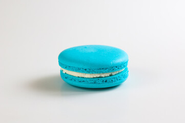 Cookies Macaron. French confection made from egg whites, sugar and ground almonds. Shallow depth of field