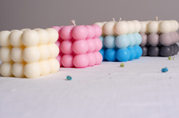 Soy Candles, Assorted Bubble Handmade Scented Candles