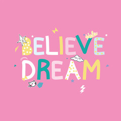 fashion type slogan for print