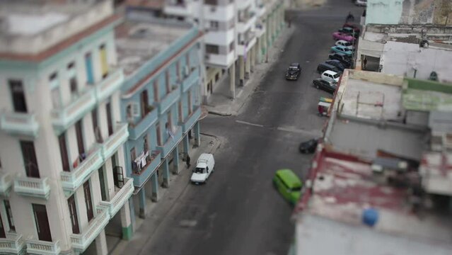 Havana street scene timelapse