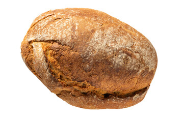 PNG, Round bread made from dark flour.	
