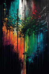 Obraz premium Abstract art, generative ai