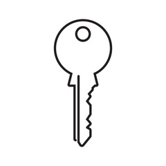 Key icon vector