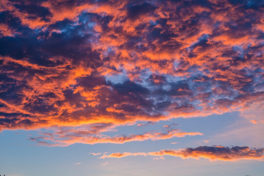 red sunset sky © Antonis Deligiannis