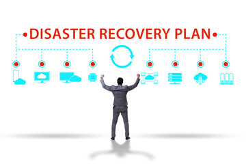 Fototapeta premium Disaster recovery plan and backup concept