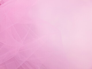 Soft pink tulle fabric background beautiful backdrop for text for text
