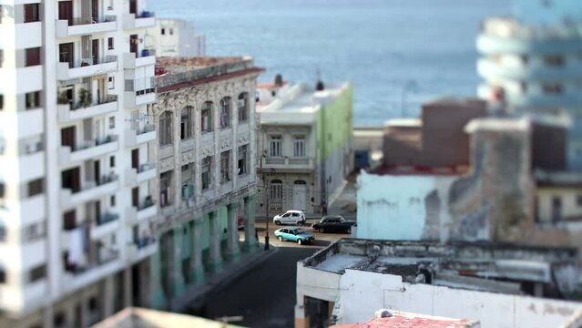 Havana street scene timelapse