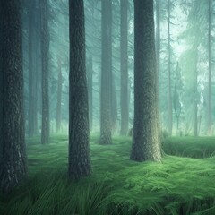Mysterious Forest That Inspires Wanderlust k hyperrealistic highly detailed