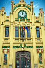 Exterior of the North Station, Valencia, Spain