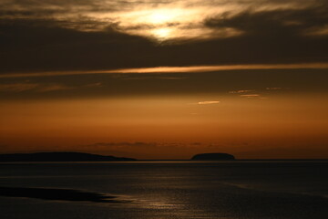 Obraz premium sunset over the sea