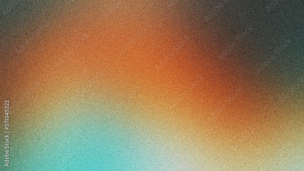Wall mural 4k digital grainy gradient with a colorful soft noise effect. a unique blend of vintage vibes and lo