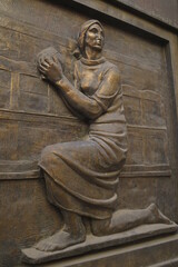 Fototapeta na wymiar Sculpture in the city of Rome