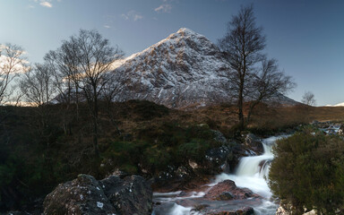 winter in the mountains