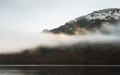fog in the mountains