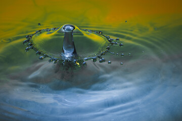 Macro Wassertropfen