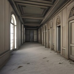 corridor in the old building