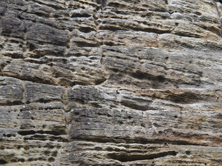 stony erratic wall