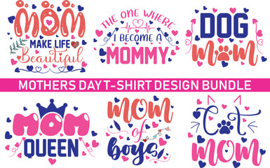 Fototapeta na wymiar Mother's Day Special SVG Bundle