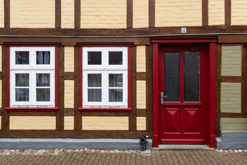 Türen in der Altstadt von Hitzacker an der Elbe
