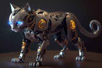 The Future is Meow: Futuristic Robotic Feline Ai