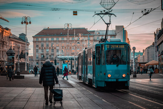 tram in Zagreb