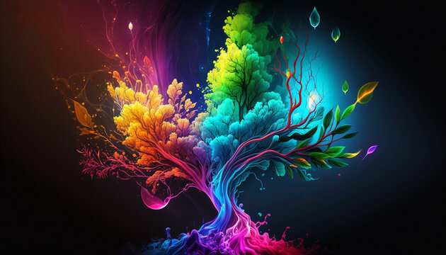 Abstract multicolor texture - HD Wallpaper