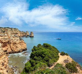 Naklejka premium Ponta da Piedade cape (Lagos, Algarve, Portugal).