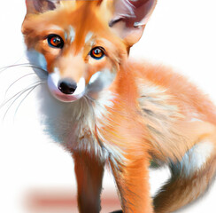 Curios Red Fox