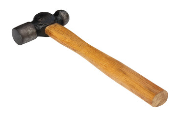 Hammer over white background