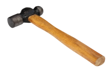 Hammer over white background