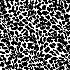 Illustration leopard pattern, leopard skin.