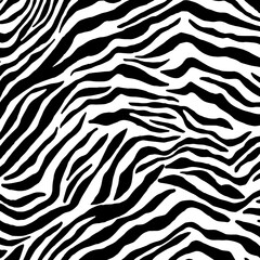 Illustration zebra texture, tiger texture, animal print. - obrazy, fototapety, plakaty