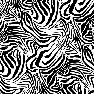 Illustration zebra texture, tiger texture, animal print.